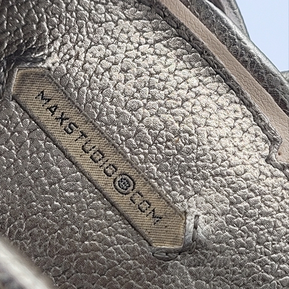 Max Studio Women's Strappy Sandal Heels Matte Gold Metallic Size 10M - Picture 8 of 12